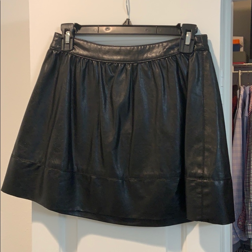 Leather skirt